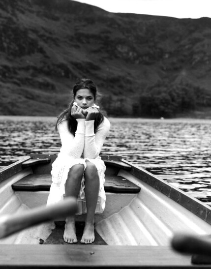 black and white photography, boat, Dandelion and Grey via maryruffle