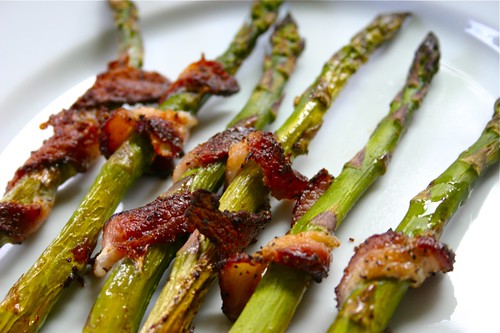 Bacon + asparagus = WIN