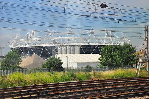 Olympic Stadium from the DLR