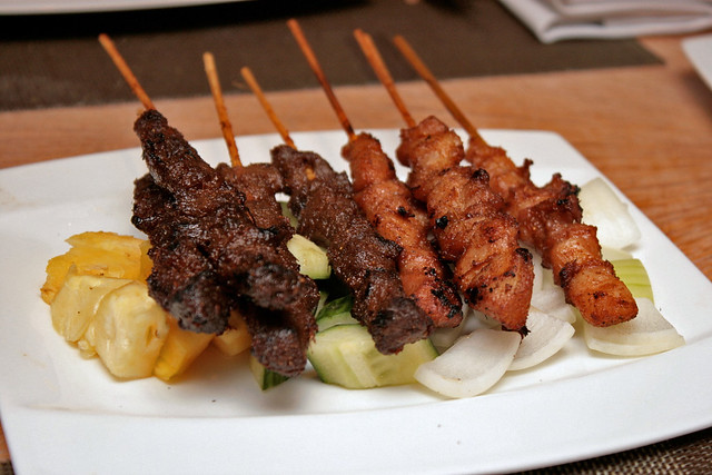 Their satay is not bad