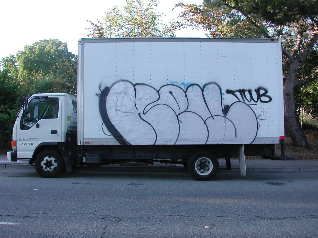KEY, TWB, HCM, Graffiti, truck, Street Art, Oakland