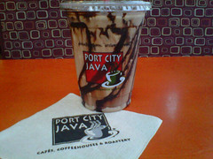 Mocha Java shake- Port City Java. YUM!