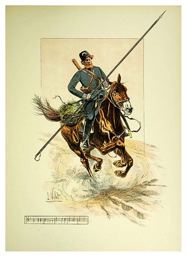 028-Cosaco de la guardia-Le chic à cheval histoire pittoresque de l'équitation 1891- Louis Vallet