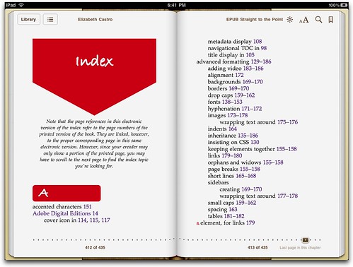 Index in EPUB