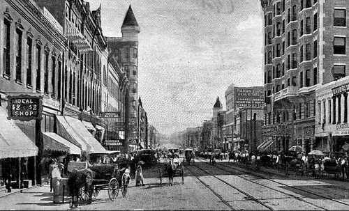 Joplin Main Street scene from after 1908