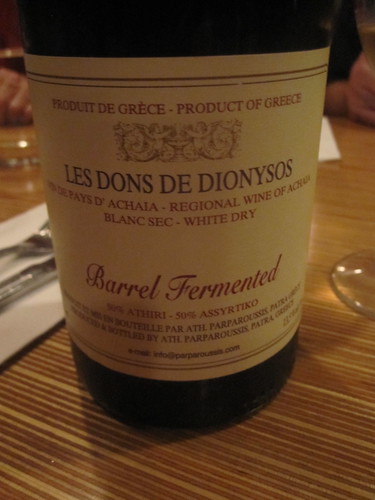 Les dons de Dionysos wine at Au 3 petits bouchons