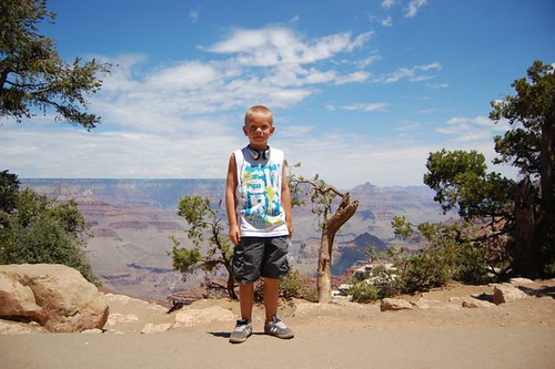 posing at the canyon