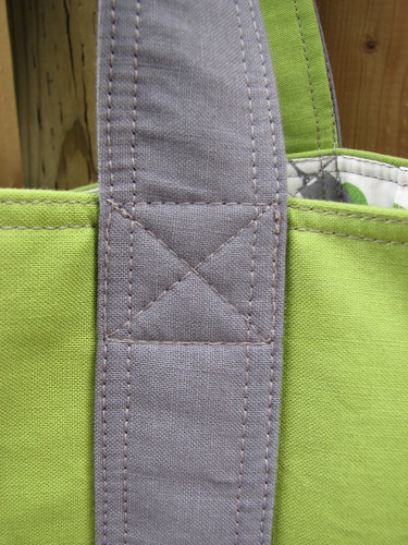 Green and Gray Tote Bag
