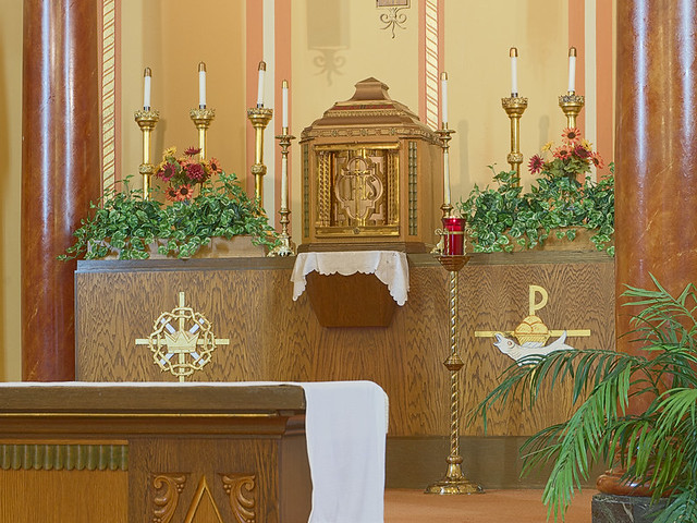 Saint Anthony Roman Catholic Church, in Lemay, Missouri, USA - tabernacle