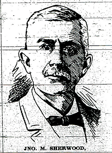 Jonathan M. Sherwood, President of Southwest Firemen's Association in 1908