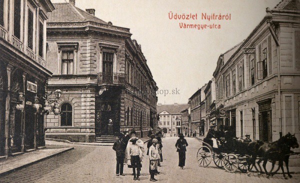 Fotografia Nitra, Farská ulica okolo roku 1910