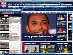 NY Red Bulls Browser Theme for Firefox