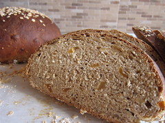 Whole Wheat Bread with Apricots and Seeds