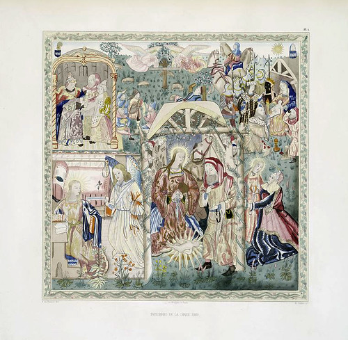 008-Tapiceria de la Chaise Dieu-Les anciennes tapisseries historiées…1838- Achille Jubinal