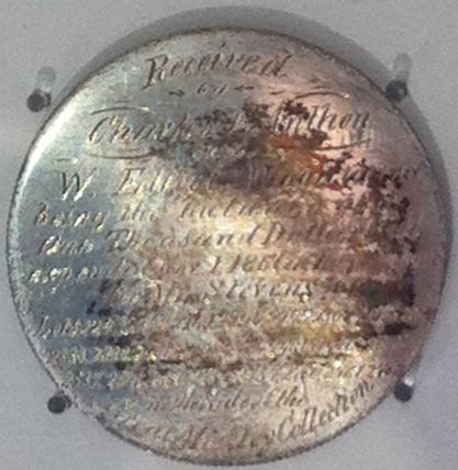 Charles Anthon Engraved 1867 Mickley sale dollar
