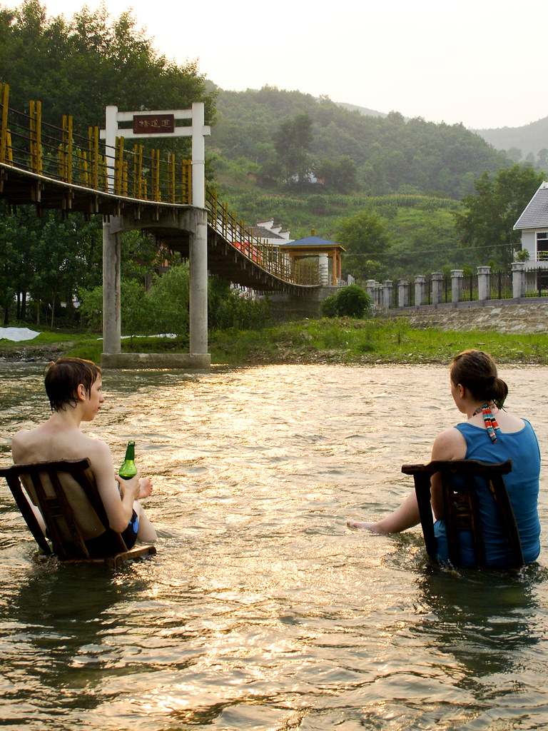 Relaxing in the Xianhe River