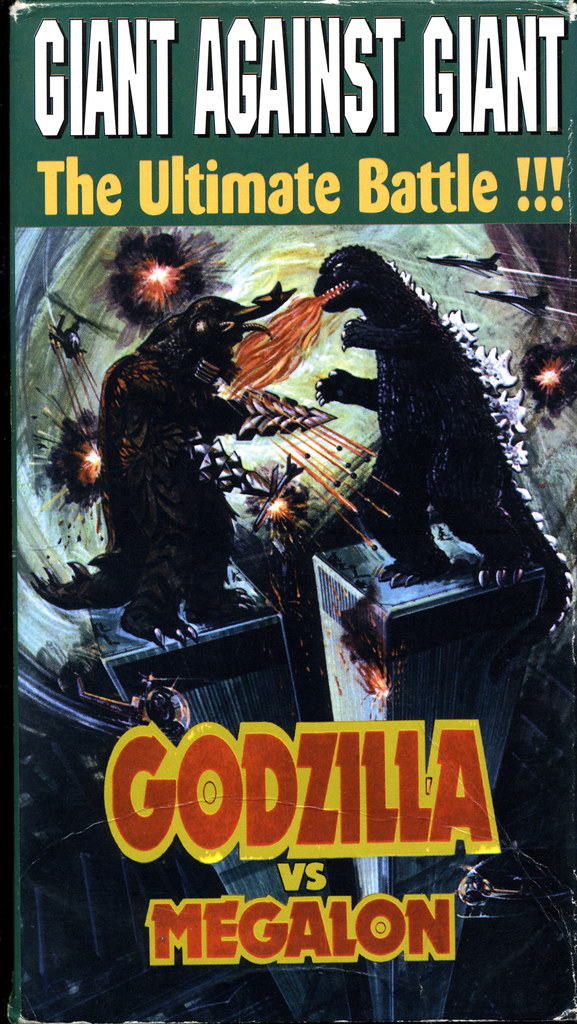 Godzilla vs Megalon (VHS Box Art)