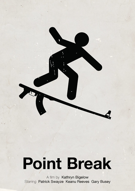 'Point Break' pictogram movie poster