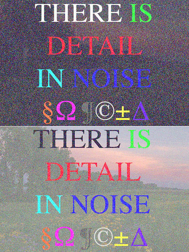 There is Detail in Noise 2