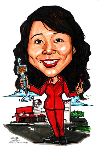 Caricature for Yum ! Asia Franchise Pte Ltd