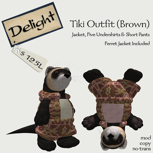 Brown Tiki Outfit