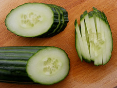 How to cut Cucumber Batons