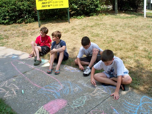 Sidewalk Chalk fun July 2010 011