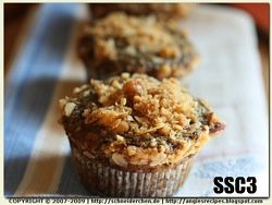 ssc3- Blueberry (Ice Cream) Banana Streusel Muffins