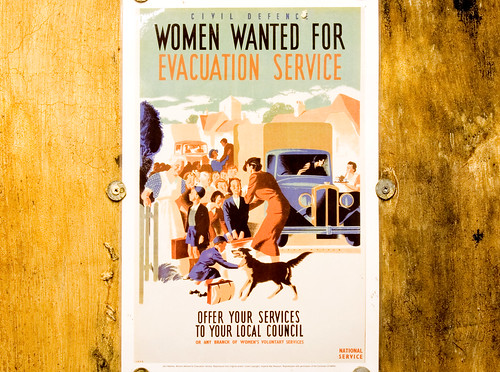 2nd World War Evacuation. British Second World War Time