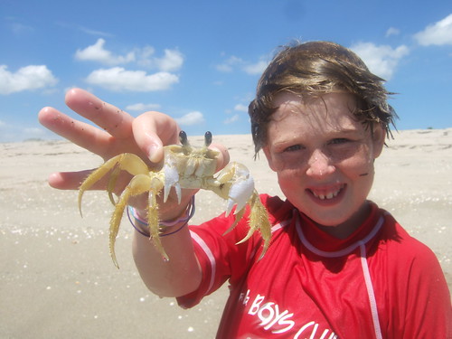Jack with a ghost crab