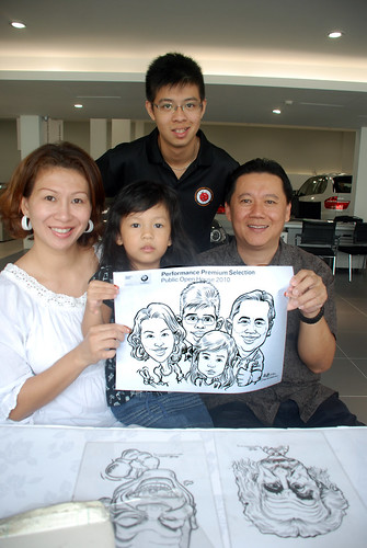 Caricature live sketching for Performance Premium Selection BMW - Day 3 - 17