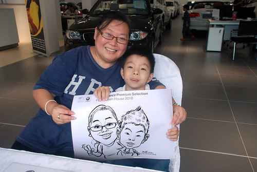 Caricature live sketching for Performance Premium Selection BMW - Day 4 - 10