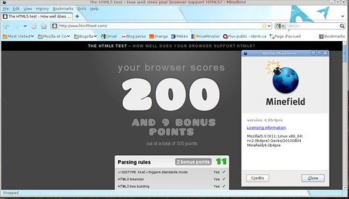 200 points au test html5test