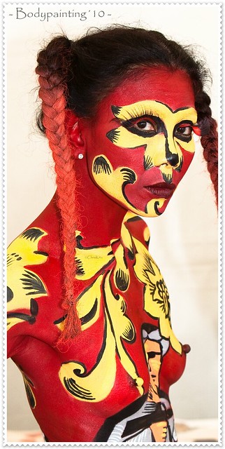 design of body painting 2011 photo