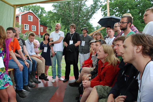 Diskussion om elitism i sociala medier på Sweden Social Web Camp 2010