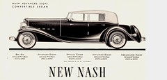 1932 Nash Advanced Eight Convertible Sedan