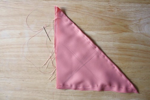 Step 4: Sew 1 Edge and Folded Edge