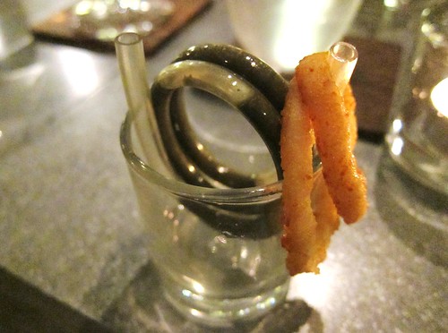 Calamari with basil sauce Tippling Club