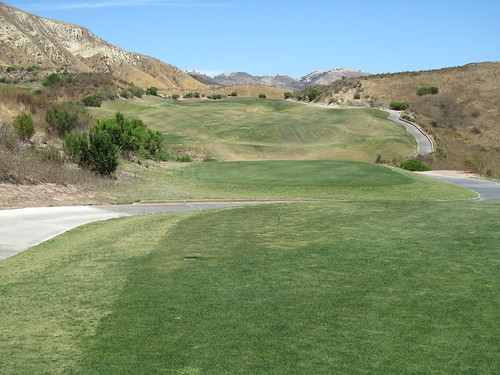 First hole at Lost Canyons Golf - Ventura County CA