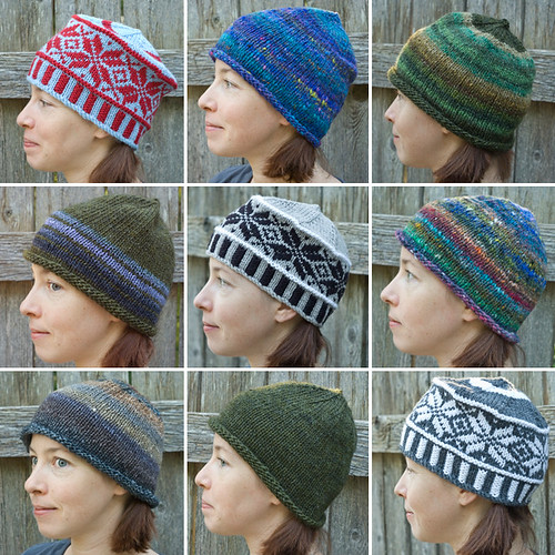 Selection of Handknit Hats
