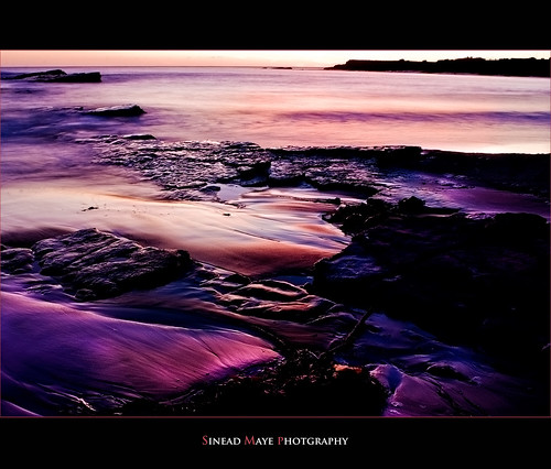 purple sunset beaches. purple / pink sunset beach