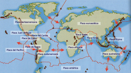 Resultado de imagem para terremotos placas tectonicas