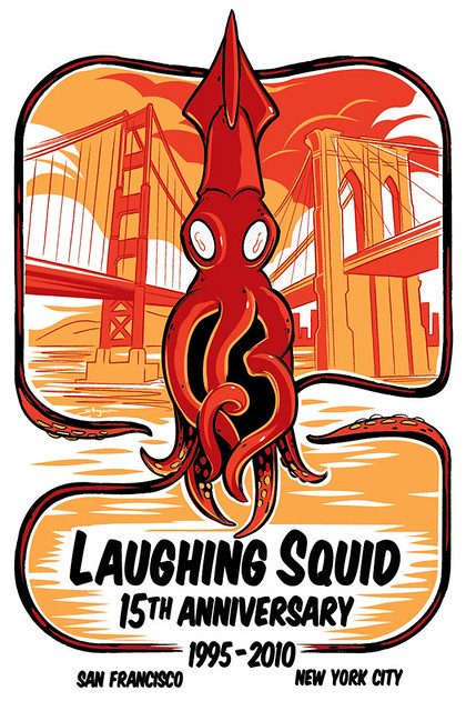 Laughing Squid 15th Anniversary Poster