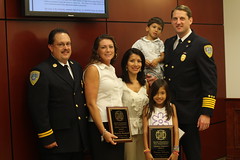 Fire Chief presents Citizen Award