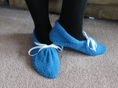Graceful Slippers in Blue 2