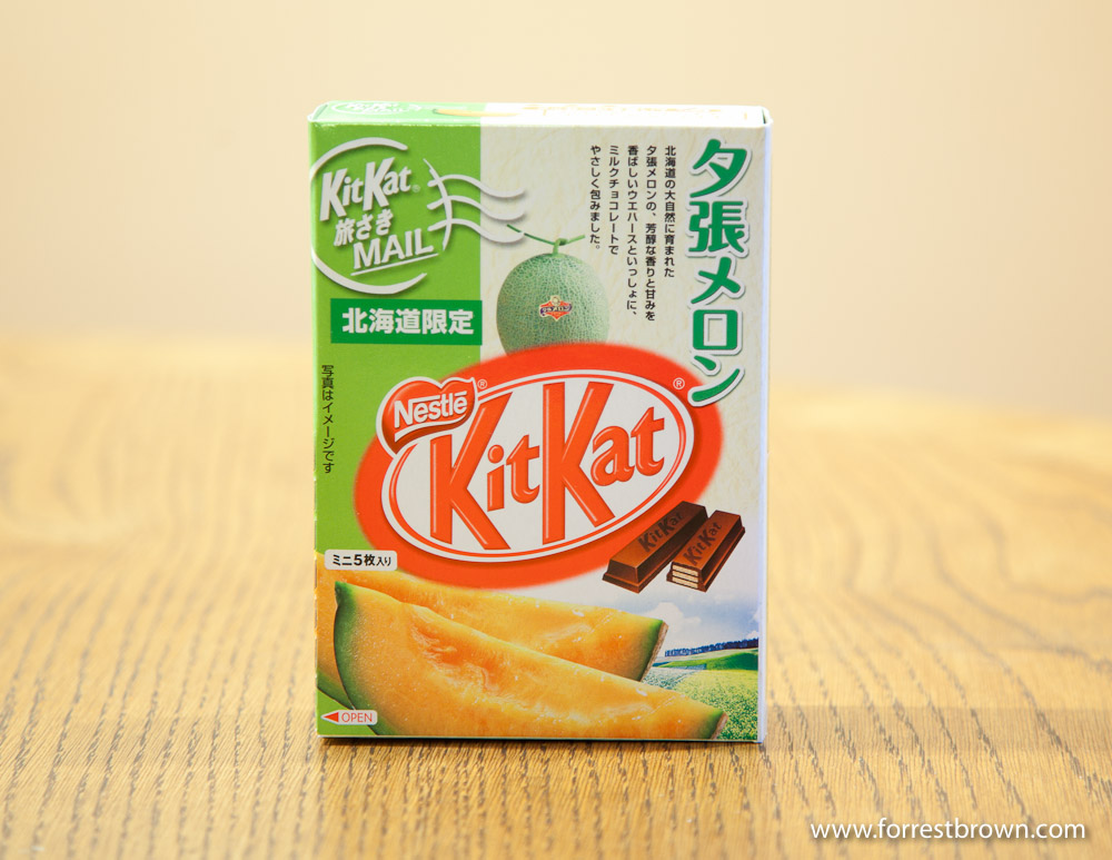 Yubari Melon Flavored Kit Kat, Kit Kat, Candy Bar, Japan, Tokyo