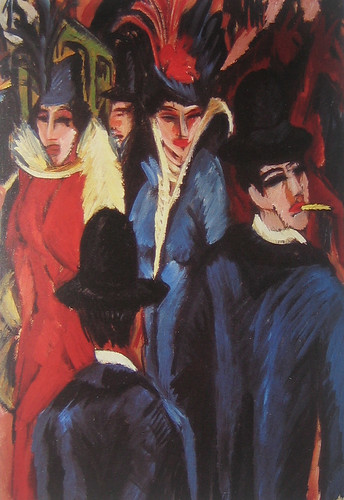 Berlin Street Scene (detail), Ernst Ludwig Kirchner, 1913-14
