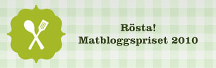 matbloggspriset 2010