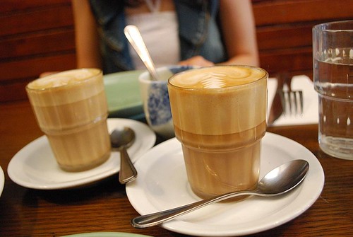 Caffe Latte z mlekiem sojowym