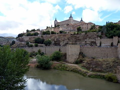 Toledo - Alcázar de Toledo by the River Tajo